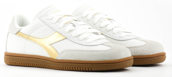Paul Warmer DIADORA TRAINER METALLIC WHITE GOLD