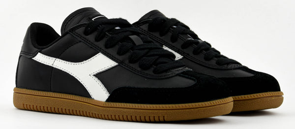 Paul Warmer DIADORA TRAINER SNEAKER BLACK WHITE