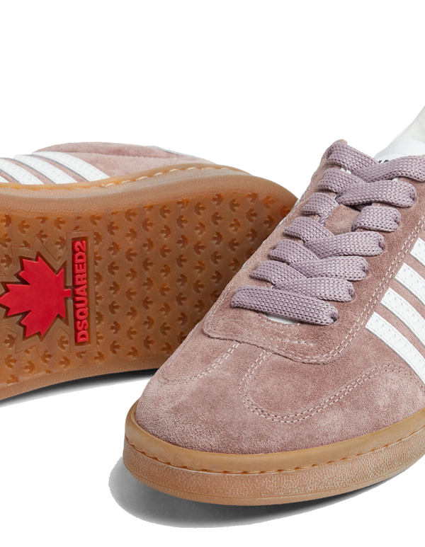 Paul Warmer DSQUARED2 BOXER SNEAKER MAUVE WHITE