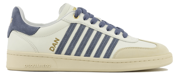 paul warmer DSQUARED2 BOXER SNEAKER MILK NAVY