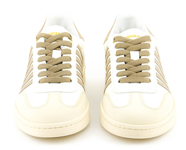 Paul Warmer DSQUARED2 BOXER SNEAKER MILK TOBACCO