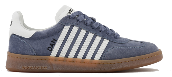 paul warmer DSQUARED2 BOXER SNEAKER NAVY WHITE