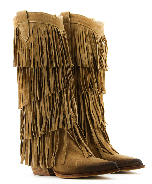 Paul Warmer ELENA IACHI BOHO BOOT CAMEL