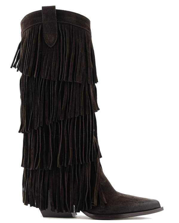 paul warmer ELENA IACHI BOHO BOOT DARK BROWN