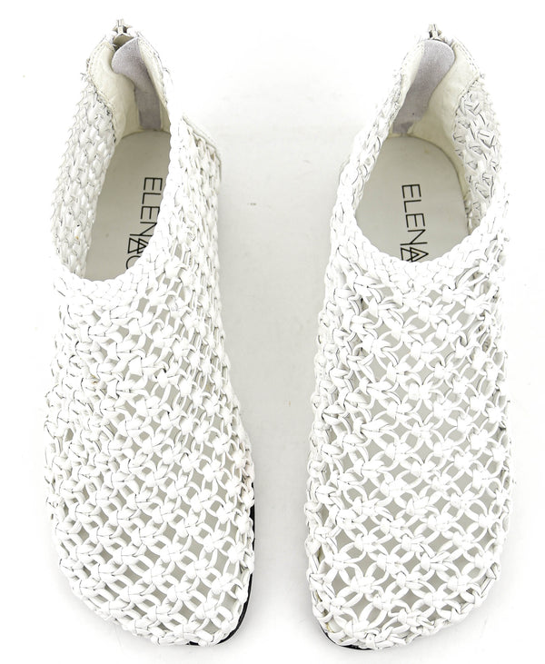 Paul Warmer ELENA IACHI CROCHET BOOTIE BIANCO