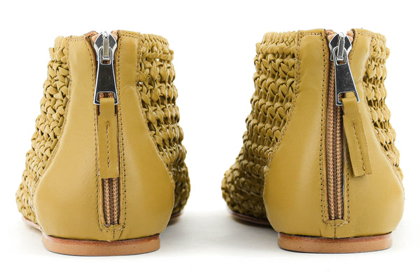 Paul Warmer ELENA IACHI CROCHET BOOTIE CAMEL
