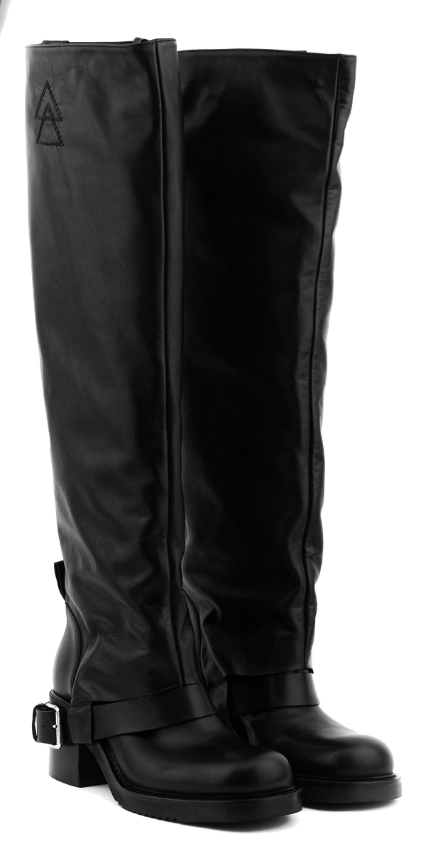 Paul Warmer ELENA IACHI HOODED BIKER BLACK