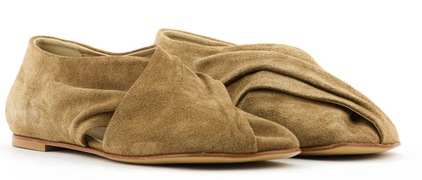 Paul Warmer ELENA IACHI SOFT CROSS LOAFER CAMEL