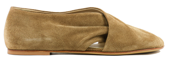 paul warmer ELENA IACHI SOFT CROSS LOAFER CAMEL