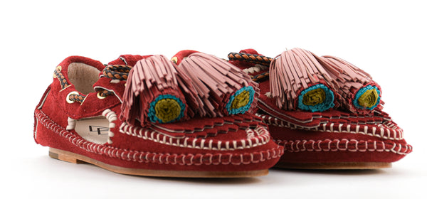 Paul Warmer ELENA IACHI TIBET LOAFER RED