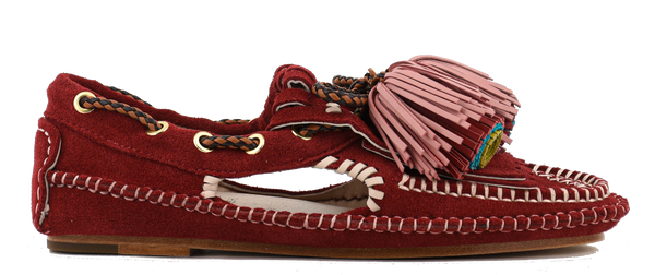 paul warmer ELENA IACHI TIBET LOAFER RED