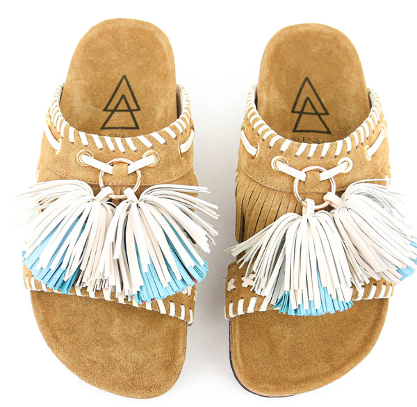 Paul Warmer ELENA IACHI TIBET SANDAL TAN