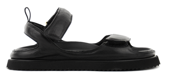 paul warmer ELENA IACHI TWO STRAP SANDAL BLACK