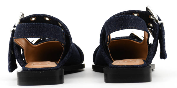 Paul Warmer GANNI DENIM FEMININE BUCKLE SANDAL