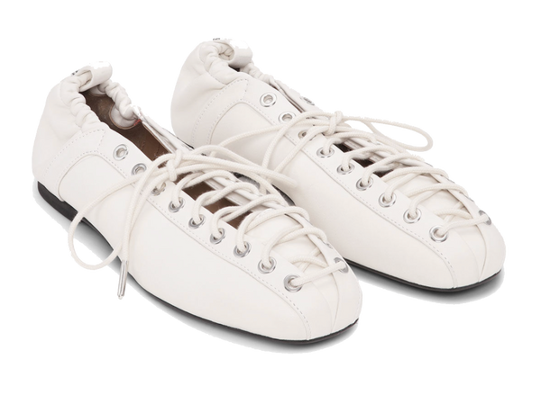 Paul Warmer GANNI EGRET EYELETS BALLERINA