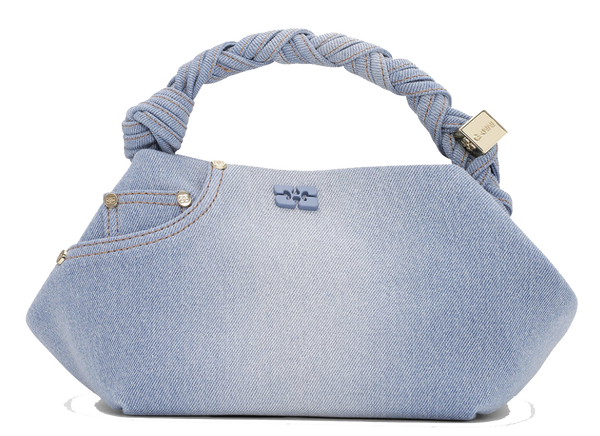paul warmer GANNI FADED DENIM BOU BAG