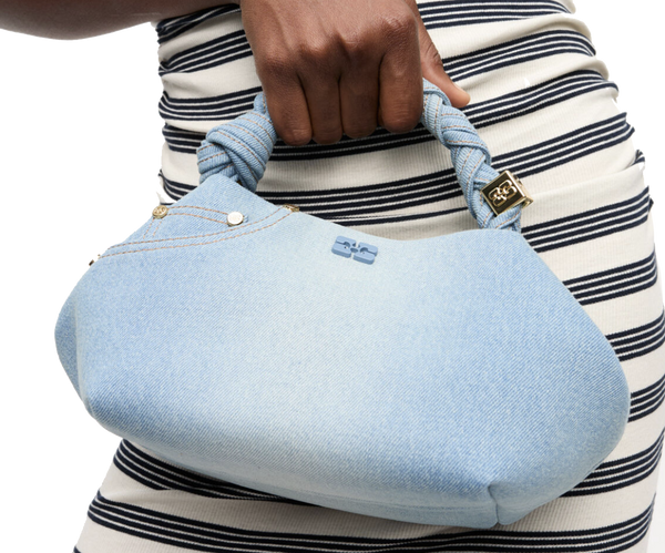 Paul Warmer GANNI FADED DENIM BOU BAG
