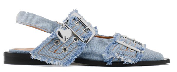 paul warmer GANNI FEMININI DENIM BUCKLE