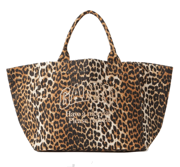 Paul Warmer GANNI LEOPARD XXL SHOPPER