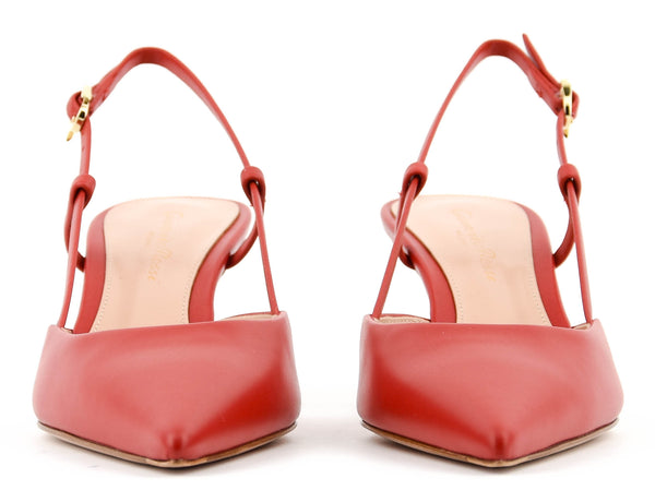 Paul Warmer GIANVITO ROSSI ASCENT SLINBACK 55 RED