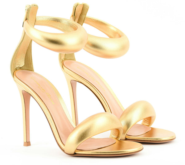 Paul Warmer GIANVITO ROSSI BIJOUX SANDAL GOLD