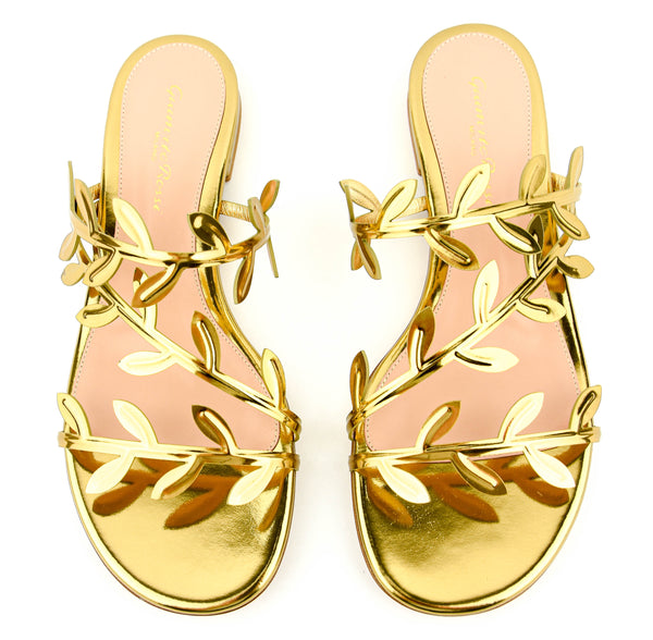 Paul Warmer GIANVITO ROSSI FLAVIA 05 SANDAL GOLD