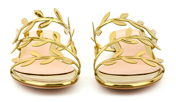 Paul Warmer GIANVITO ROSSI FLAVIA 05 SANDAL GOLD