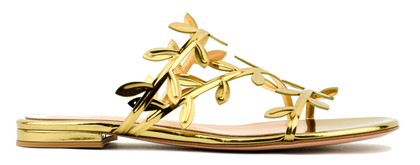 paul warmer GIANVITO ROSSI FLAVIA 05 SANDAL GOLD