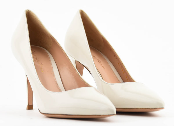 Paul Warmer GIANVITO ROSSI GIANVITO 85 PUMP WHITE