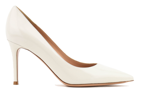 paul warmer GIANVITO ROSSI GIANVITO 85 PUMP WHITE