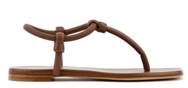 paul warmer GIANVITO ROSSI JUNO THONG 05 CUOIO