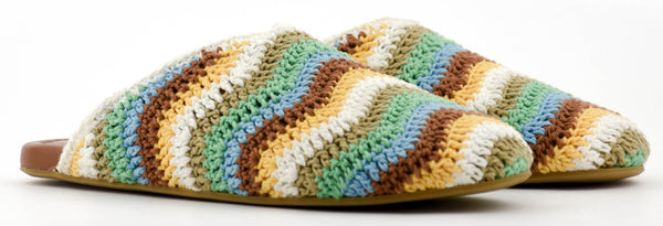 Paul Warmer GIO. BELLA ZIGZAG MULE GREEN