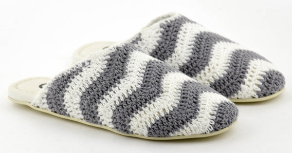 Paul Warmer GIO. BELLA ZIGZAG MULE GREY