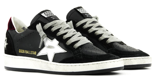 Paul Warmer GOLDEN GOOSE BALLSTAR BLACK SILVER RED