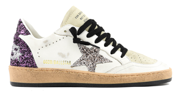 paul warmer GOLDEN GOOSE BALLSTAR WHITE BORDEAUX