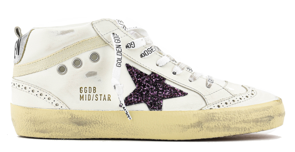 paul warmer GOLDEN GOOSE MID STAR WHITE BORDO