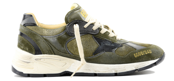 paul warmer GOLDEN GOOSE RUNNING DAD OLIVE GREEN