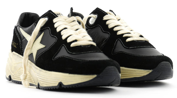 Paul Warmer GOLDEN GOOSE RUNNING SOLE BLACK WHITE