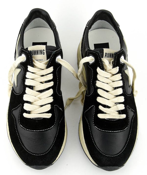 Paul Warmer GOLDEN GOOSE RUNNING SOLE BLACK WHITE