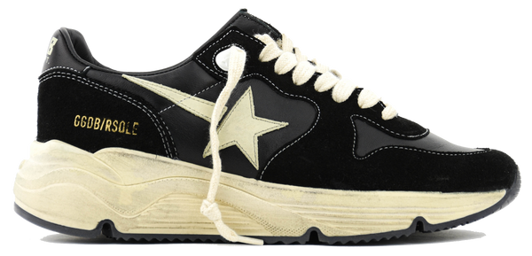 paul warmer GOLDEN GOOSE RUNNING SOLE BLACK WHITE