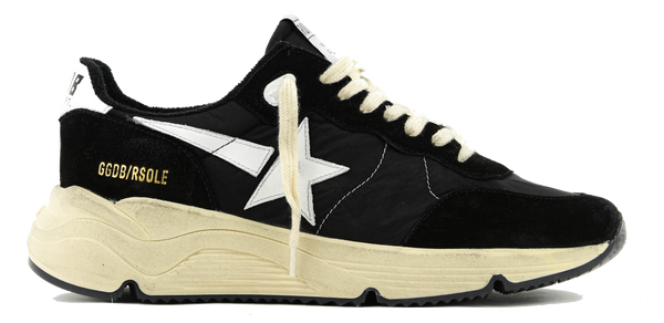 paul warmer GOLDEN GOOSE RUNNING SOLE BLACK WHITE