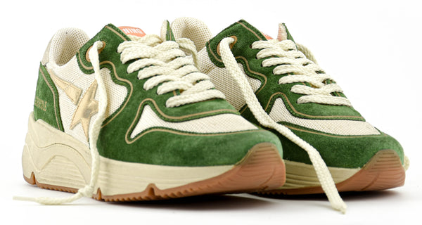 Paul Warmer GOLDEN GOOSE RUNNING SOLE WHITE GREEN