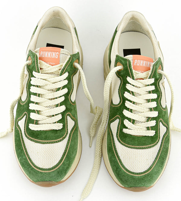 Paul Warmer GOLDEN GOOSE RUNNING SOLE WHITE GREEN