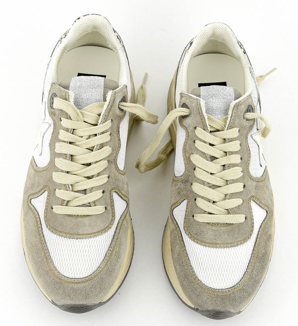 Paul Warmer GOLDEN GOOSE RUNNING SOLE WHITE GREY