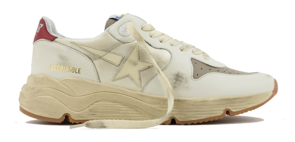 paul warmer GOLDEN GOOSE RUNNING SOLE WHITE TAUPE