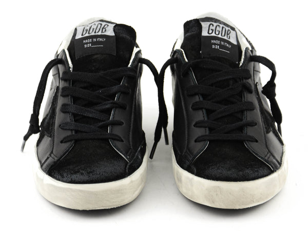 Paul Warmer GOLDEN GOOSE SUPER STAR BLACK GLITTER