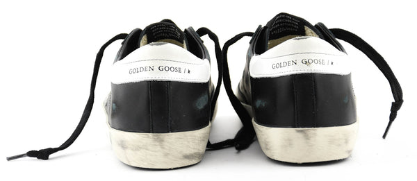 Paul Warmer GOLDEN GOOSE SUPER STAR BLACK WHITE
