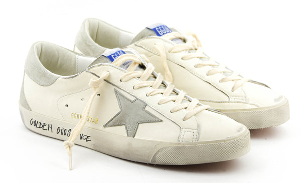 Paul Warmer GOLDEN GOOSE SUPER STAR WHITE ICE GREY