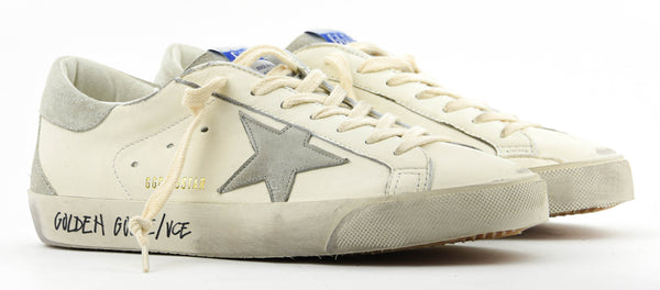 Paul Warmer GOLDEN GOOSE SUPER STAR WHITE ICE GREY