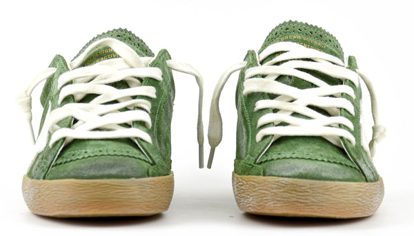 Paul Warmer GOLDEN GOOSE SUPERSTAR GREEN WHITE